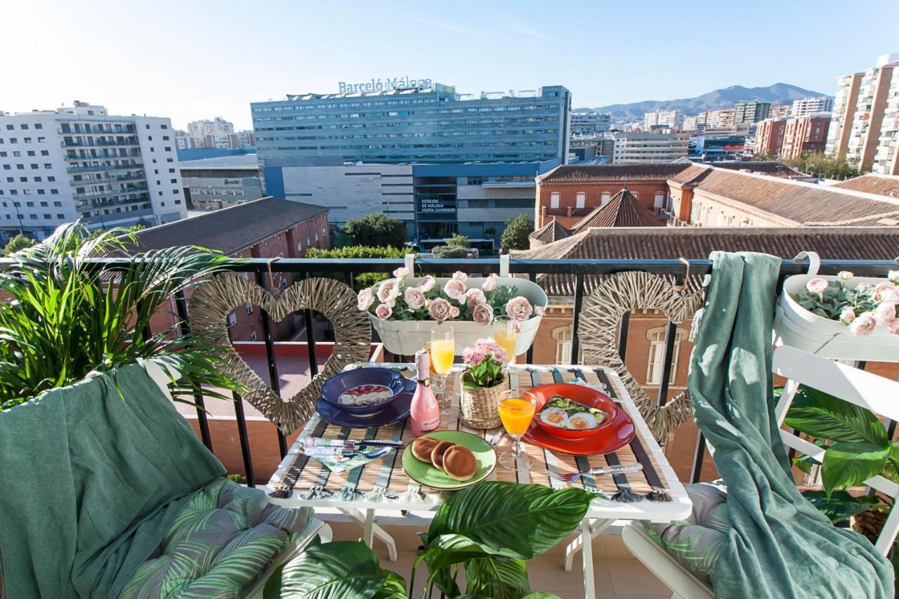 Malaga Center Flat Main Train Station Apartment Bagian luar foto